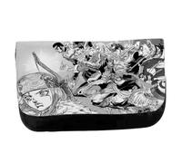 Merchandmanía Estuche Neceser de Lona Serie Anime Golden Kamui Arte Manga Artista Dibujo Unisex Negro Bolsa Aseo Multiusos