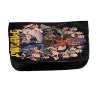 Merchandmanía Estuche Neceser de Lona Serie Anime Golden Kamui Personajes Poster Portada Unisex Negro Bolsa Aseo Multiusos