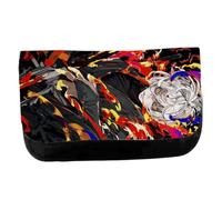 Merchandmanía Estuche Neceser de Lona Serie Anime jigokuraku gabimaru Ninja Guerrero ira Unisex Negro Bolsa Aseo Multiusos