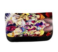 MERCHANDMANIA Estuche Neceser de Lona Serie Iruma kun cuarta Temporada Anime Dibujos Unisex Negro Bolsa Aseo Multiusos