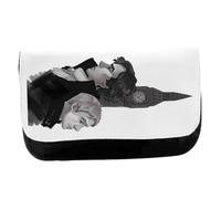 MERCHANDMANIA Estuche Neceser de Lona Sherlock Holmes Detective Famoso Londres Historia Unisex Negro Bolsa Aseo Multiusos