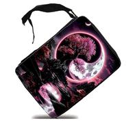 MERCHANDMANIA Estuche Ying Yang simbolo Logo arbol Sakura Oriental japones Scholar Case