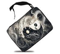 MERCHANDMANIA Estuche Ying Yang simbolo Logo Dragones Fantasia Medieval Scholar Case