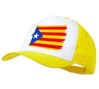 MERCHANDMANIA Gorra Amarilla Bandera CATALUÑA Independencia Color Cap