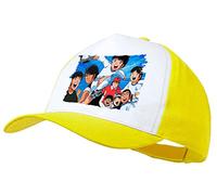 MERCHANDMANIA Gorra Amarilla campeones Oliver y Benji Serie Dibujos Color Cap.