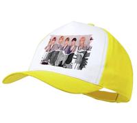 MERCHANDMANIA Gorra Amarilla Fake Love Korea BTS Chicos Cantantes Coreanos Color Cap