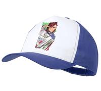 MERCHANDMANIA Gorra Azul ayase momo dandadan anime fanart shonen color cap