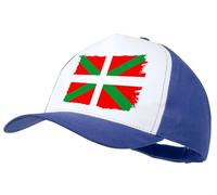 MERCHANDMANIA Gorra Azul Bandera de euskadi españa Comunidad autonoma Vasca Color Cap