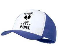 MERCHANDMANIA Gorra Azul no Puedo Tengo Padel Frase Graciosa Meme Color Cap