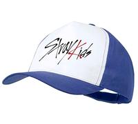 MERCHANDMANIA Gorra Azul Stray Kids Logo Cantantes KPOP Color Cap.