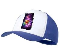MERCHANDMANIA Gorra Azul te Astral Galaxia astrologia magico Magia Colores Arcoiris Color Cap