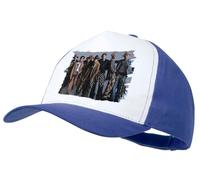 MERCHANDMANIA Gorra Azul The Beyond Grupo Musica Gira Cantantes Mundo Color Cap