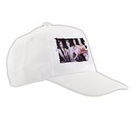MERCHANDMANIA Gorra Blanca Chicas Grupo Cantantes Champion Music Color Cap
