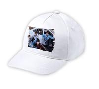 MERCHANDMANIA Gorra Blanca Niño Album Cantantes Countdown Musica Moderna Blanca Kid Cap