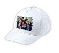 MERCHANDMANIA Gorra Blanca Niño Album Cantantes Musica If I’m S, Can You Be My N? Blanca Kid Cap