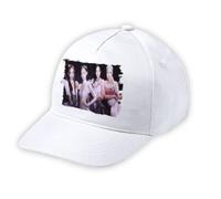 MERCHANDMANIA Gorra Blanca Niño Chicas Grupo Cantantes Champion Music Blanca Kid Cap