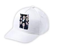MERCHANDMANIA Gorra Blanca Niño Kids Grupo Coreano The Little Things Blanca Kid Cap