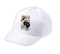 MERCHANDMANIA Gorra Blanca Niño Kids SKZ Replay Connected Limbo Doodle Blanca Kid Cap