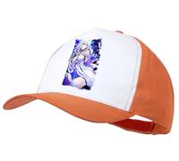 MERCHANDMANIA Gorra Naranja juego anime rpg personaje genshin impact skirk color cap