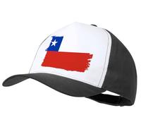 MERCHANDMANIA Gorra Negra Bandera Chile Pais Gobierno chileno sudamerica Color Cap