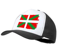 MERCHANDMANIA Gorra Negra Bandera de euskadi españa Comunidad autonoma Vasca Color Cap