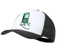 MERCHANDMANIA Gorra Negra BMO bimo Hora de Aventuras Consola Color Cap.