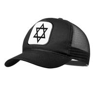 MERCHANDMANIA Gorra Negra con Rejilla Religion judia judaismo fe tora Diez Mandamientos Moda Deporte