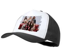 MERCHANDMANIA Gorra Negra Grupo Mundial Cantantes Pinky up Color Cap