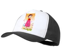 MERCHANDMANIA Gorra Negra Heidi Abuelo Serie Antigua Anime Alpes Retro Color Cap