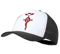 MERCHANDMANIA Gorra Negra Logo Full Metal Alchemist Color Cap