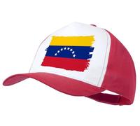 MERCHANDMANIA Gorra ROJA Bandera Venezuela Pais Gobierno venezolano Color Cap