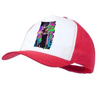 MERCHANDMANIA Gorra ROJA Chica GRAFITERA Videojuego Color Cap