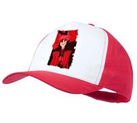 MERCHANDMANIA Gorra ROJA HAZBIN Hotel ALASTOR Dibujo Color Cap