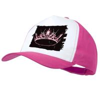 MERCHANDMANIA Gorra Rosa Blackpink Logo Corona Queen Reinas KPOP Color Cap