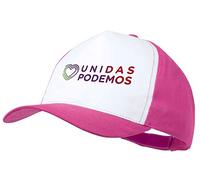 MERCHANDMANIA Gorra Rosa Unidas Podemos Color Cap