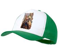 MERCHANDMANIA Gorra Verde Zeus Dios del Rayo Color Cap