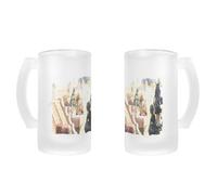 Merchandmanía Jarra cerveza cristal El heroe del escudo temporada 4 anime isekai esmerilada esmerilado 500ml