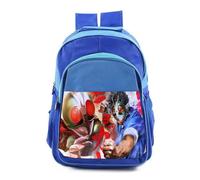 MERCHANDMANIA Mochila Azul adulto anime serie Kamen Riders retro dibujos lucha colegio picnic excursión deporte adolescentes