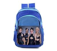 MERCHANDMANIA Mochila Azul adulto chicas grupo cantantes Kill This Love colegio picnic excursión deporte adolescentes