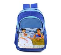 MERCHANDMANIA Mochila Azul adulto cuadro arte feminista Frida Kahlo, Las Dos Fridas colegio picnic excursión deporte adolescentes