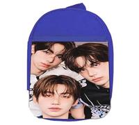 MERCHANDMANIA Mochila Azul album cantantes head shoulders knees toes colegio picnic excursión deporte niños