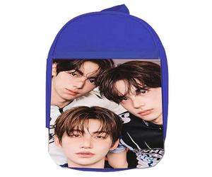 MERCHANDMANIA Mochila Azul album cantantes head shoulders knees toes colegio picnic excursión deporte niños