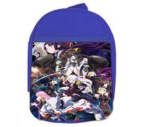 MERCHANDMANIA Mochila Azul anime Mato Seihei no Slave esclavo guerrero bestia colegio picnic excursión deporte niños