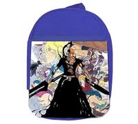 MERCHANDMANIA Mochila Azul Bleach Sennen Kessen Hen shinigami quincy blood war colegio picnic excursión deporte niños