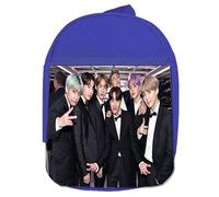 MERCHANDMANIA MOCHILA AZUL BTS GALA MAP OF THE SOUL KPOP cantantes colegio picnic excursión deporte niños