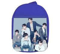 MERCHANDMANIA MOCHILA AZUL bts kpop chicos 2025 let me know winter ahead colegio picnic excursión deporte niños