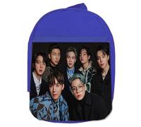 MERCHANDMANIA MOCHILA AZUL BTS Yet To Come Dynamite Butter IDOL music colegio picnic excursión deporte niños