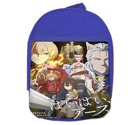 MERCHANDMANIA MOCHILA AZUL bye bye earth mundo kemonomimi animales colegio picnic excursión deporte niños