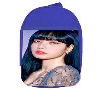 MERCHANDMANIA Mochila Azul cantante chica grupo New Woman colegio picnic excursión deporte niños