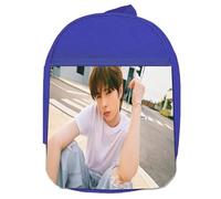 MERCHANDMANIA MOCHILA AZUL cantante coreano kpop tws Lee Kyungmin colegio picnic excursión deporte niños